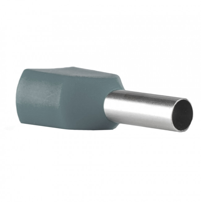 LD406-0508 Наконечник штыревой втулочный изолированный НШВИ(2) 0,5-8 (DIY упаковка 25 шт), артикул STEKKER 50709 LD406-0508 Наконечник штыревой втулочный изолированный НШВИ(2) 0,5-8 (DIY упаковка 25 шт), артикул STEKKER 50709