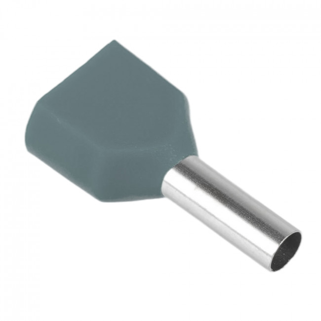 LD406-0508 Наконечник штыревой втулочный изолированный НШВИ(2) 0,5-8 (DIY упаковка 25 шт), артикул STEKKER 50709 LD406-0508 Наконечник штыревой втулочный изолированный НШВИ(2) 0,5-8 (DIY упаковка 25 шт), артикул STEKKER 50709