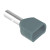LD406-0508 Наконечник штыревой втулочный изолированный НШВИ(2) 0,5-8 (DIY упаковка 25 шт), артикул STEKKER 50709 LD406-0508 Наконечник штыревой втулочный изолированный НШВИ(2) 0,5-8 (DIY упаковка 25 шт), артикул STEKKER 50709