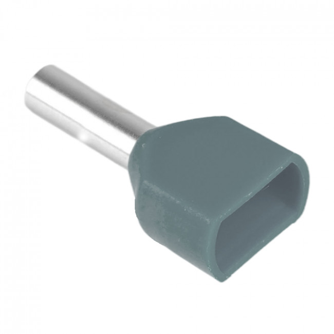 LD406-0508 Наконечник штыревой втулочный изолированный НШВИ(2) 0,5-8 (DIY упаковка 25 шт), артикул STEKKER 50709 LD406-0508 Наконечник штыревой втулочный изолированный НШВИ(2) 0,5-8 (DIY упаковка 25 шт), артикул STEKKER 50709