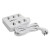Удлинитель 6-местный c/з 3x1 мм2, 3 м, 250В, 10А, 4USB+2Type-C 2,4А, серия Home plus, белый STEKKER HM09-66-02, артикул STEKKER 49982