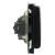 RST16-5113-05 Розетка 1-местная с крышкой с защ. штор STEKKER, б/з, IP42, 250В, 16А, серия Эмили, RST16-5113-05, черный уголь, soft touch, артикул STEKKER 49852