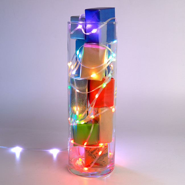 Гирлянда линейная Feron CL593 Smart, 10м USB  + Пульт ДУ RGB, прозрачный шнур, артикул FERON 51463
