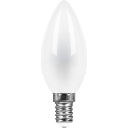 Лампа светодиодная Feron LB-73 Свеча E14 9W теплый свет (2700К) матовый