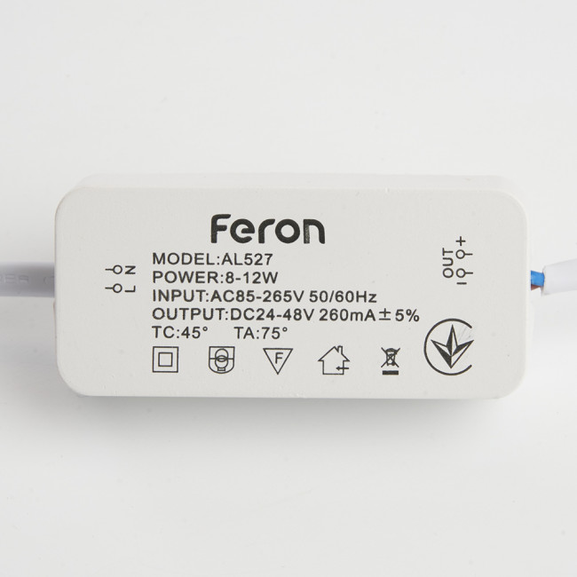 Светодиодный светильник Feron AL1527 встраиваемый 9W 4500K белый, артикул FERON 41196 Светодиодный светильник Feron AL1527 встраиваемый 9W 4500K белый, артикул FERON 41196