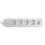 Удлинитель 4-местный c/з 3x1 мм2, 3 м, 250В, 10А, 2USB+1Type-C 2,4А, серия Home plus, белый STEKKER HM08-43-02, артикул STEKKER 49978