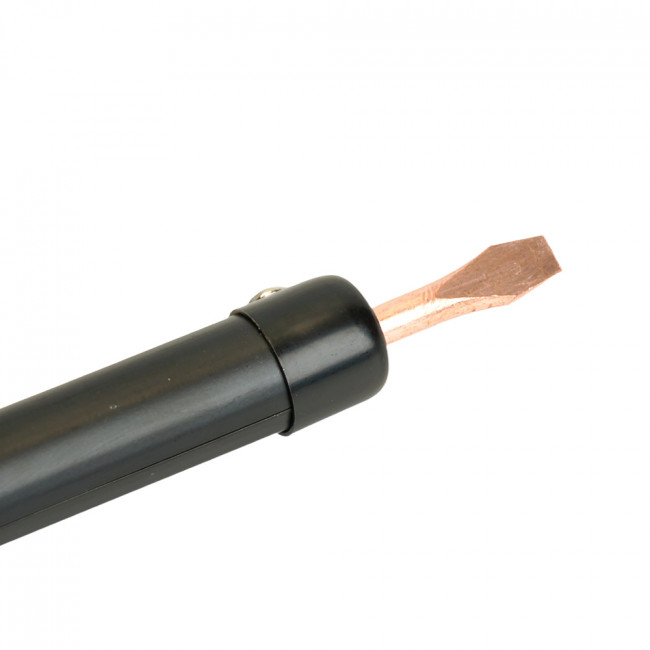 Паяльник с деревянной ручкой 40W, нихромовый нагреватель, долговечное жало, 230В, STEKKER  PLE110-40, артикул STEKKER 49984