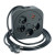 HM16-4-03-USB  Удлинитель 4-местный с/з, 3x1,5мм2, 3м, 230В, 16А, 2USB+1С, 2,4А, черный, артикул STEKKER 50836