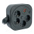 HM16-4-03-USB  Удлинитель 4-местный с/з, 3x1,5мм2, 3м, 230В, 16А, 2USB+1С, 2,4А, черный, артикул STEKKER 50836