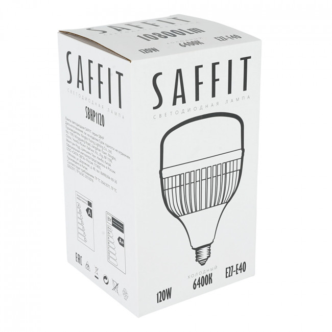 Лампа светодиодная SAFFIT SBHP1120 E27-E40 120W 230V 6400K, артикул SAFFIT 55143