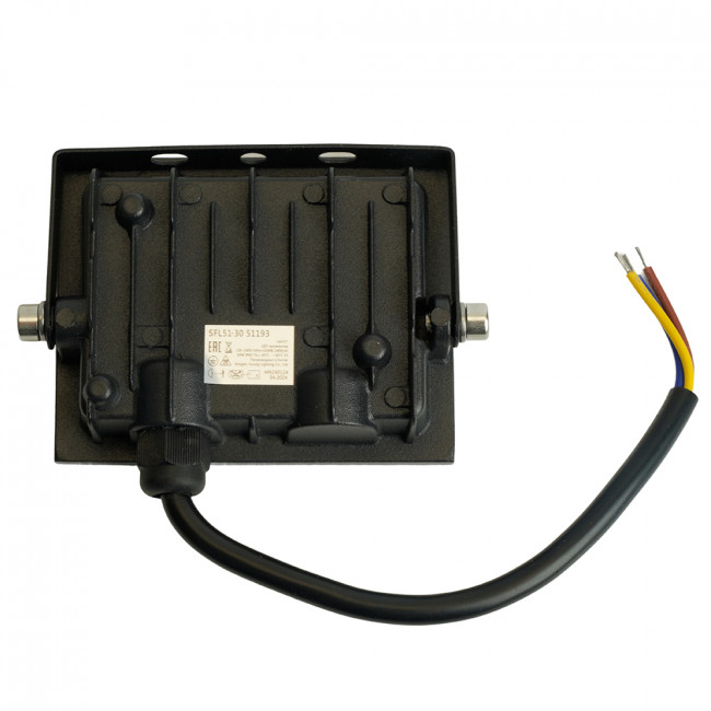 Светодиодный прожектор SAFFIT SFL51-30 IP65 30W 6500K черный, артикул SAFFIT 51193
