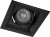 Светильник встраиваемый Feron DLT201 потолочный MR16 G5.3 черный, артикул FERON 32441