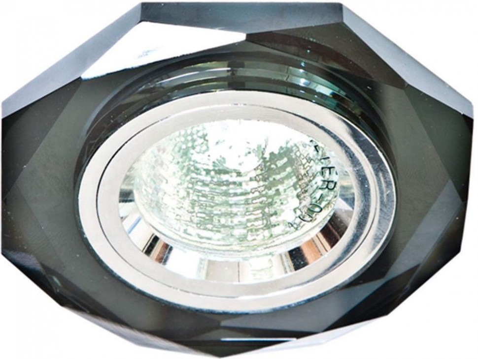 Светильник потолочный, MR16 G5.3 серый, серебро, 8020-2 19704 