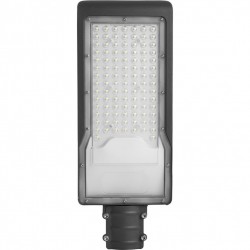 Светодиодный уличный консольный светильник 80W Feron SP3034 холодный свет (6400K), серый