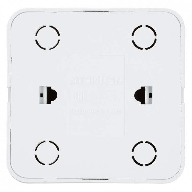 Розетка RJ-45 открытой установки, STEKKER, серия София, 1-местная, белый, MST00-20-01, артикул STEKKER 49300
