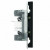 Розетка TV + компьютерная RJ-45 (механизм), STEKKER, RST00-5106-05, серия Эмили, черный уголь, soft touch, артикул STEKKER 49846