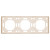 Рамка STEKKER, PFR00-5003-08 3-местная, серия Эмили, кашемир, soft touch, артикул STEKKER 49912