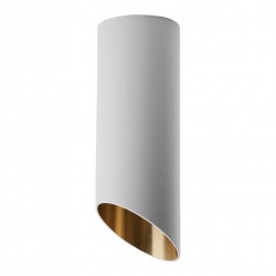 Накладной светильник Feron Barrel tilt ML181 под лампу GU10, белый золото