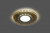 Светильник встраиваемый с LED подсветкой Feron CD981 потолочный MR16 G5.3 прозрачный, золото, артикул FERON 32438