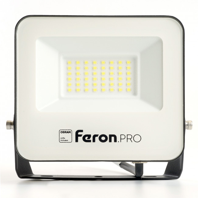 Светодиодный прожектор Feron.PRO LL-1000 IP65 30W 6400K черный, артикул FERON 41539