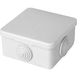 Коробка разветвительная STEKKER 250/380В, 10А, IP53, 4 ввода, белая EBX10-24-44