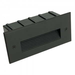 Светодиодный светильник Feron LN012 встраиваемый 5W 4000K, IP65, черный