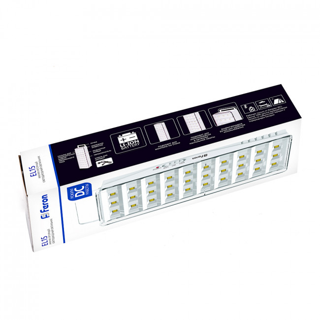 Светильник аккумуляторный, 30 LED DC, белый, EL15, артикул FERON 12896