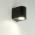 Светильник садово-парковый Feron.ONE DH014-P,на стену, GU10 220-240V, черный пластик, артикул FERON 51543