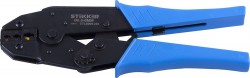 Кримпер STEKKER CTLS006-230 для обжима клемм и наконечников d0,5-6мм, синий