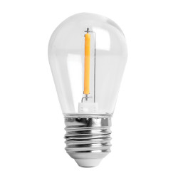 Лампа светодиодная Feron LB-384 230V E27 S14 0.5W теплый свет (2700K) 3 режима работы, прозрачная