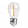 Лампа светодиодная Feron LB-384 230V E27 S14 0.5W теплый свет (2700K) 3 режима работы, прозрачная 51036 