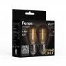 Лампа светодиодная Feron LB-384 230V E27 S14 0.5W теплый свет (2700K) 3 режима работы, прозрачная 51036 