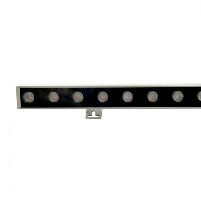 LL-893 Светодиодный линейный прожектор для подсветки стен, красный, 970*40*25mm, 24W DC24V, IP65, артикул FERON 51563