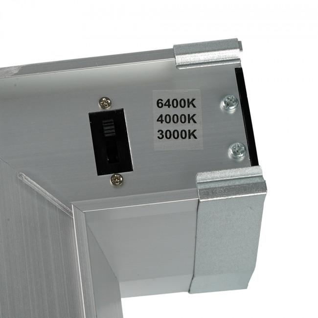 Светильник коннектор Feron AL4036T 5W 550Lm 3000К-4000К-6400K, T-образный, с ручным переключением режимов, серебро, 160*115*70мм возмож. соедин. в линию, серия RetailRay, артикул FERON 51871