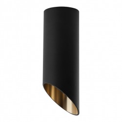 Накладной светильник Feron Barrel tilt ML181 под лампу GU10, черный золото