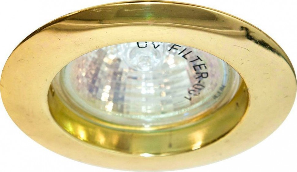 Светильник потолочный, MR16 G5.3 золото, DL307 15010 