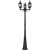 Светильник садово-парковый Feron 8115/PL8115 столб 3*100W E27 230V, черный, артикул FERON 11214