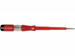 Тестер напряжения STEKKER TST500-1  контактный 100-500V, 4*200 мм, красный