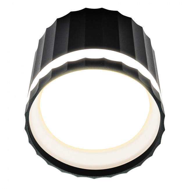 Светильник потолочный Feron HL369  Barrel OLYMPUS 12W, 230V, GX53, черный, артикул FERON 48678