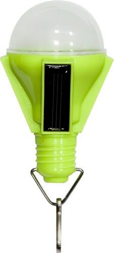 Светильник садово-парковый на солнечной батарее "Лампочка", 4  LED зеленый, D 68*155м , PL262