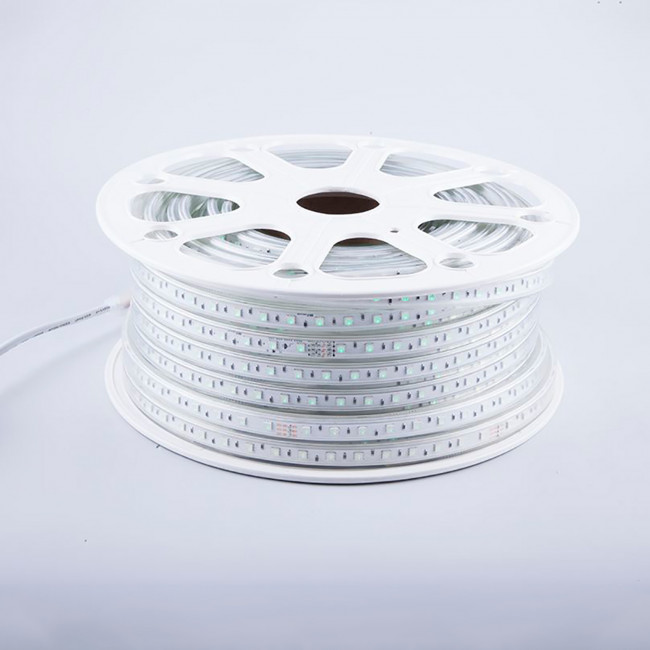 Cветодиодная LED лента Feron LS706, 60SMD(5050)/м 11Вт/м  50м 220V RGB IP65, артикул FERON 32718
