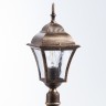 Светильник садово-парковый Feron PL616 столб 60W E27 230V, черное золото 11615 