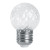 Лампа-строб Feron LB-377 Шарик прозрачный E27 1W 230V красный, артикул FERON 38210