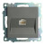 Розетка компьютерная 1-местная RJ-45 (механизм), серия Катрин, графит, GLS00-7107-06, артикул STEKKER 49418 Розетка компьютерная 1-местная RJ-45 (механизм), серия Катрин, графит, GLS00-7107-06, артикул STEKKER 49418