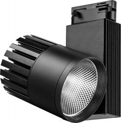Светодиодный трековый светильник на шинопровод Feron AL105 30W дневной свет (4000К), 35 градусов, черный