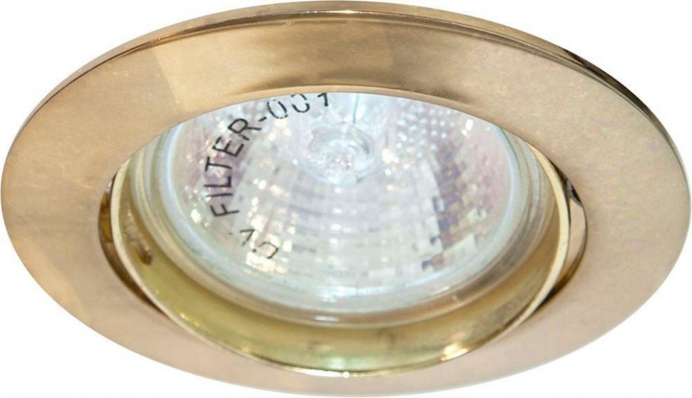 Светильник потолочный, MR16 G5.3 золото, DL308