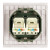 Розетка компьютерная 2-местная RJ-45 (механизм), STEKKER,  серия Мия, RST00-3111-08, пудровый жемчуг, артикул STEKKER 50481