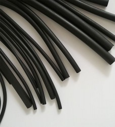 Набор термоусадочных трубок N9 с клеем, длина 10 см.,коэф.усадки 3:1,черный (12шт в упаковке) HSTGS3
