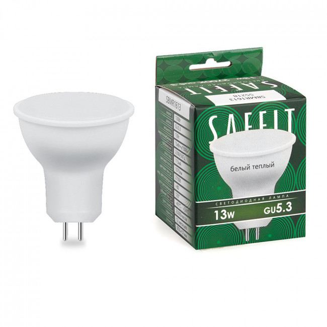 Лампа светодиодная SAFFIT SBMR1613 MR16 GU5.3 13W 230V 2700K, артикул SAFFIT 55218