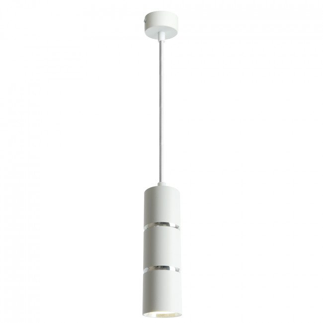 Светильник потолочный Feron ML1868 Barrel ZEN levitation на подвесе MR16 35W 230V, белый, хром, 55*180, артикул FERON 48648